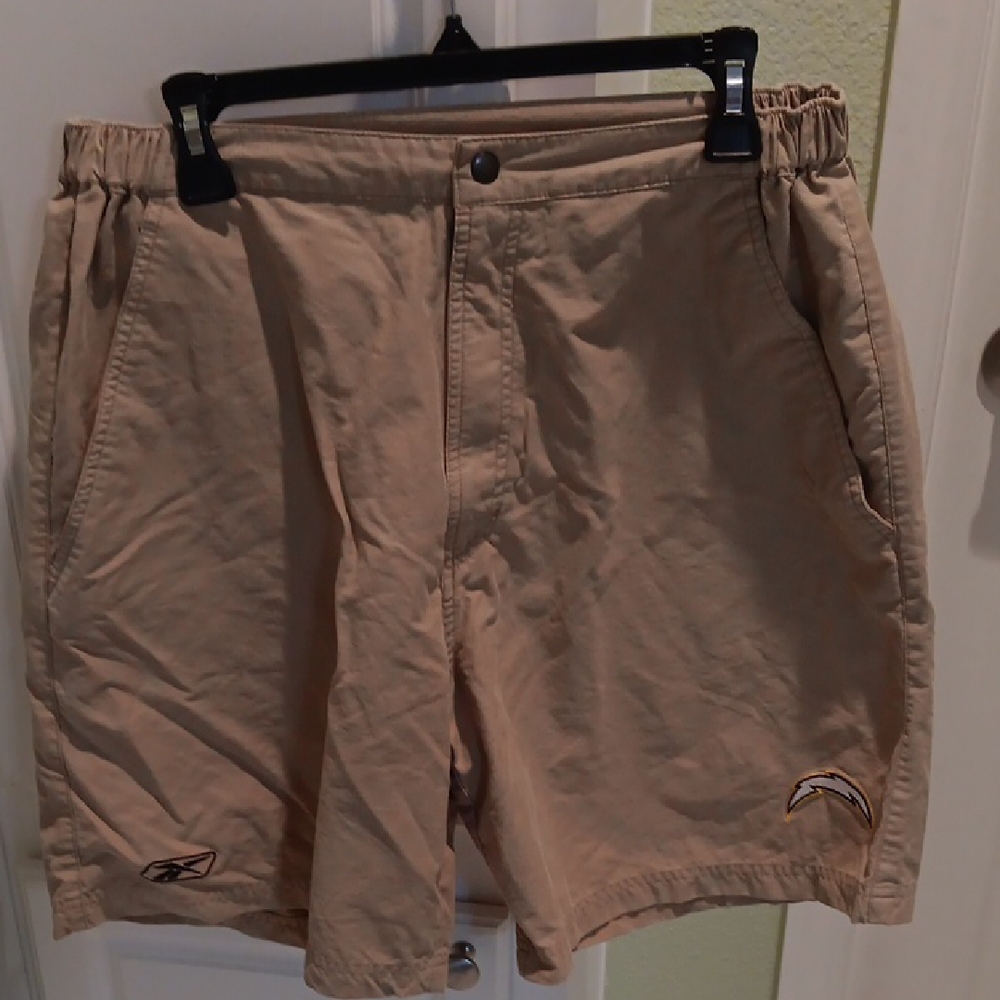 Reebok Tan Casual Shorts with Logo